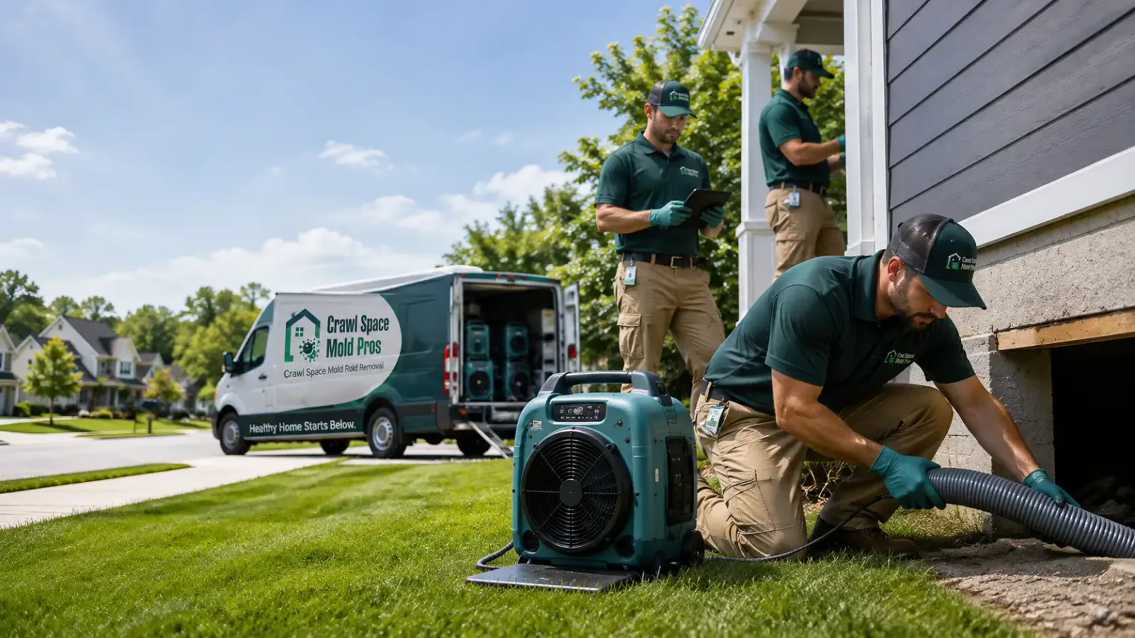 Crawl Space Mold Removal in Winton, CA